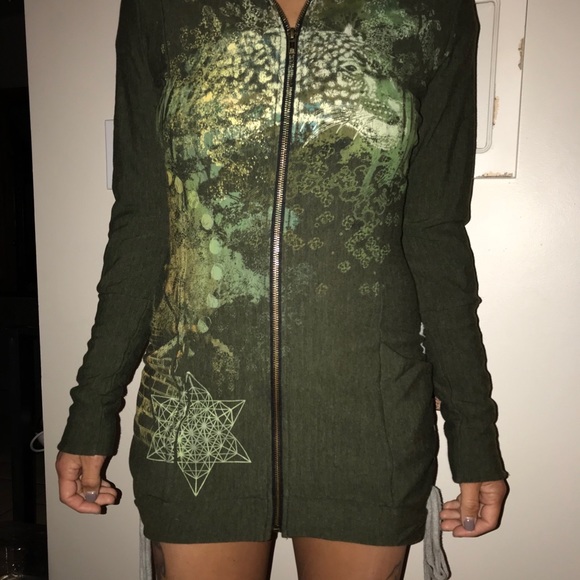 Inkspoon Bumble jacket NWOT small sacred geometry - Picture 4 of 4